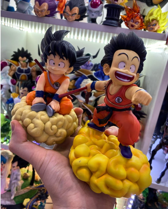 Kid Goku & Kid Kuririn — Nuvem Voadora